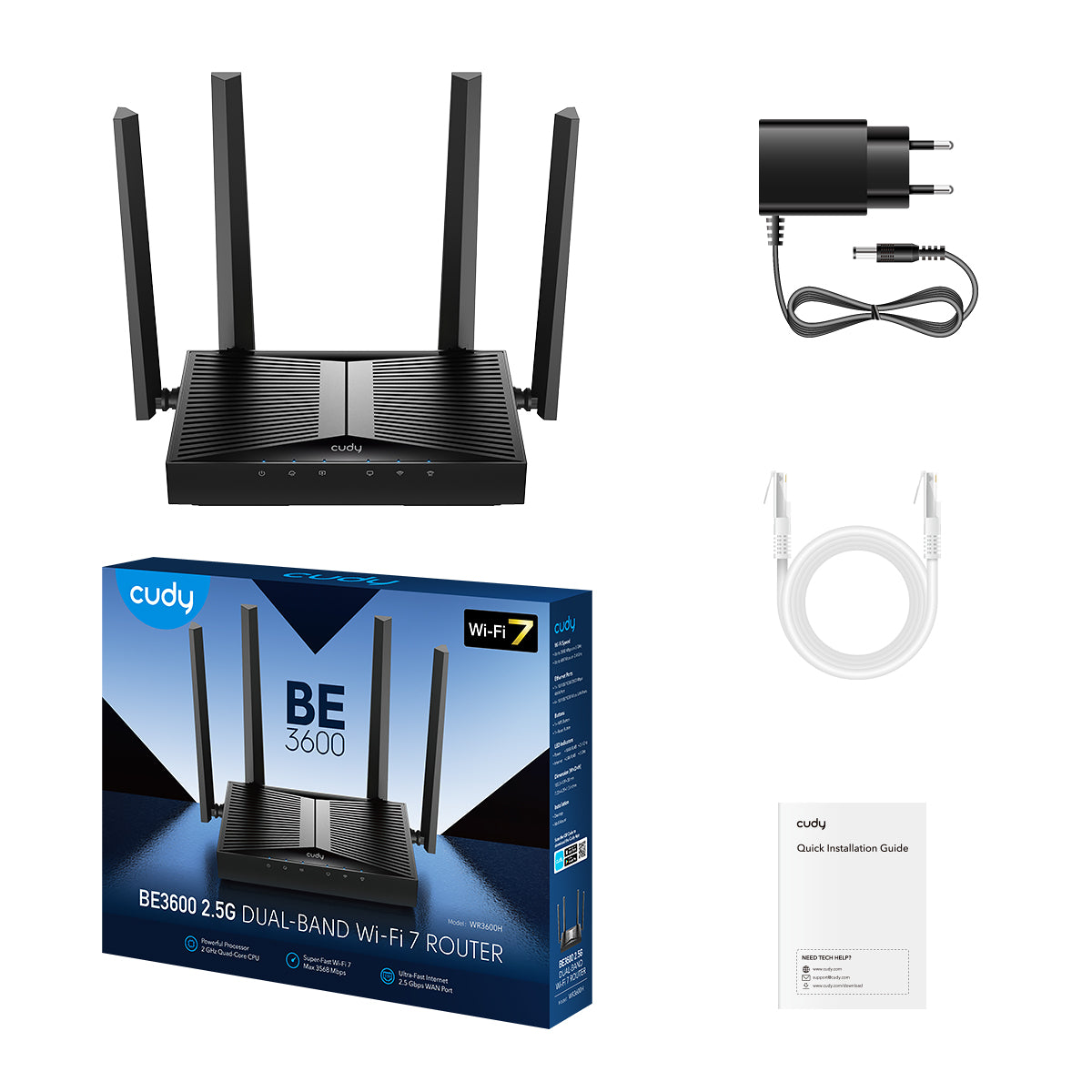 BE3600 2.5G Wi-Fi 7 Router